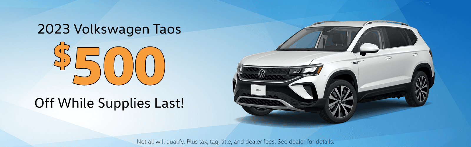 Low Country VW Discounts March Taos-1