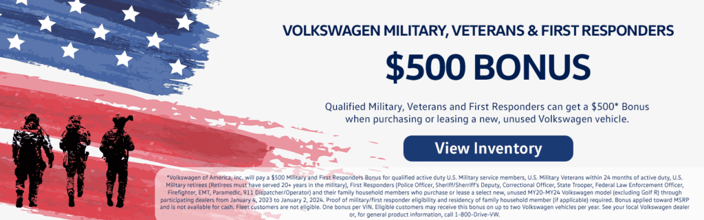 Military / First Responders Bonus