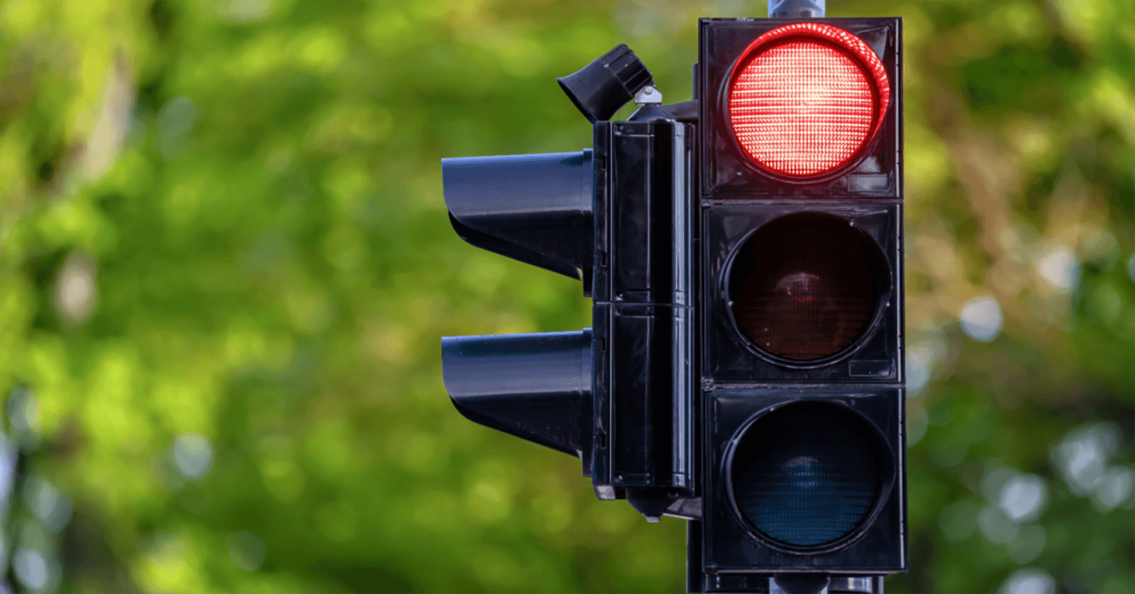 red stop light
