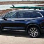 Honda Pilot Parked at Beach