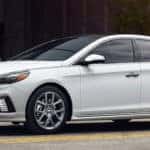 2019 white hyundai sonata