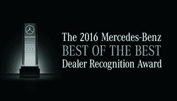 Mercedes-Benz of Baton Rouge: Winner of The 2016 Mercedes-Benz Best of the Best Dealer Recognition Award