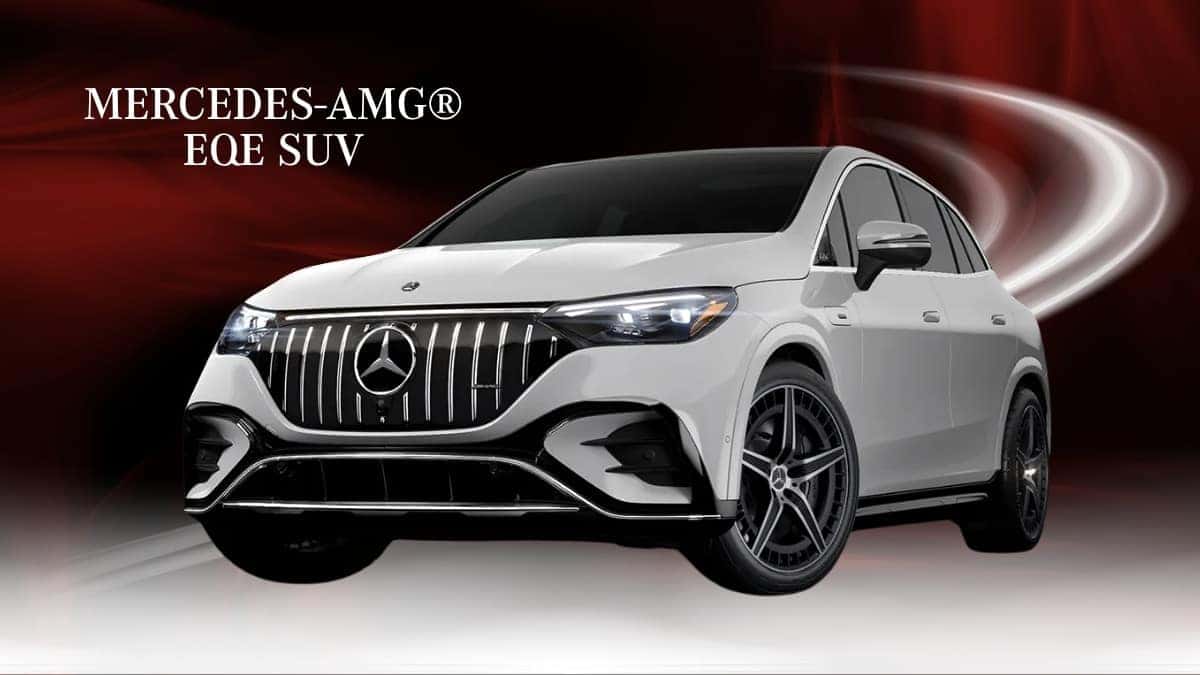 Mercedes-AMG® EQE SUV, three-quarter front view