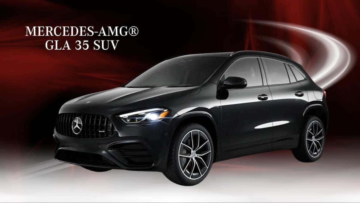 Mercedes-AMG® GLA 35 SUV, three-quarter front view