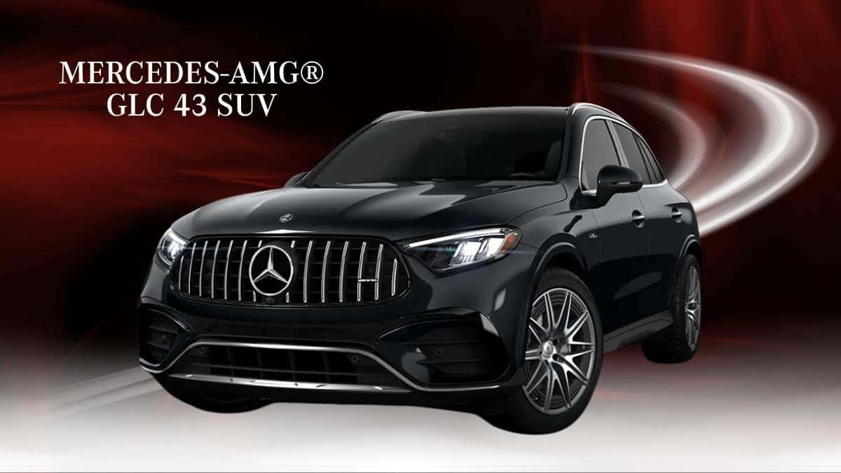 Mercedes-AMG® GLC 43 SUV, three-quarter front view