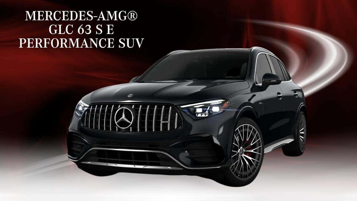 Mercedes-AMG® GLC 63 S E PERFORMANCE SUV, three-quarter front view