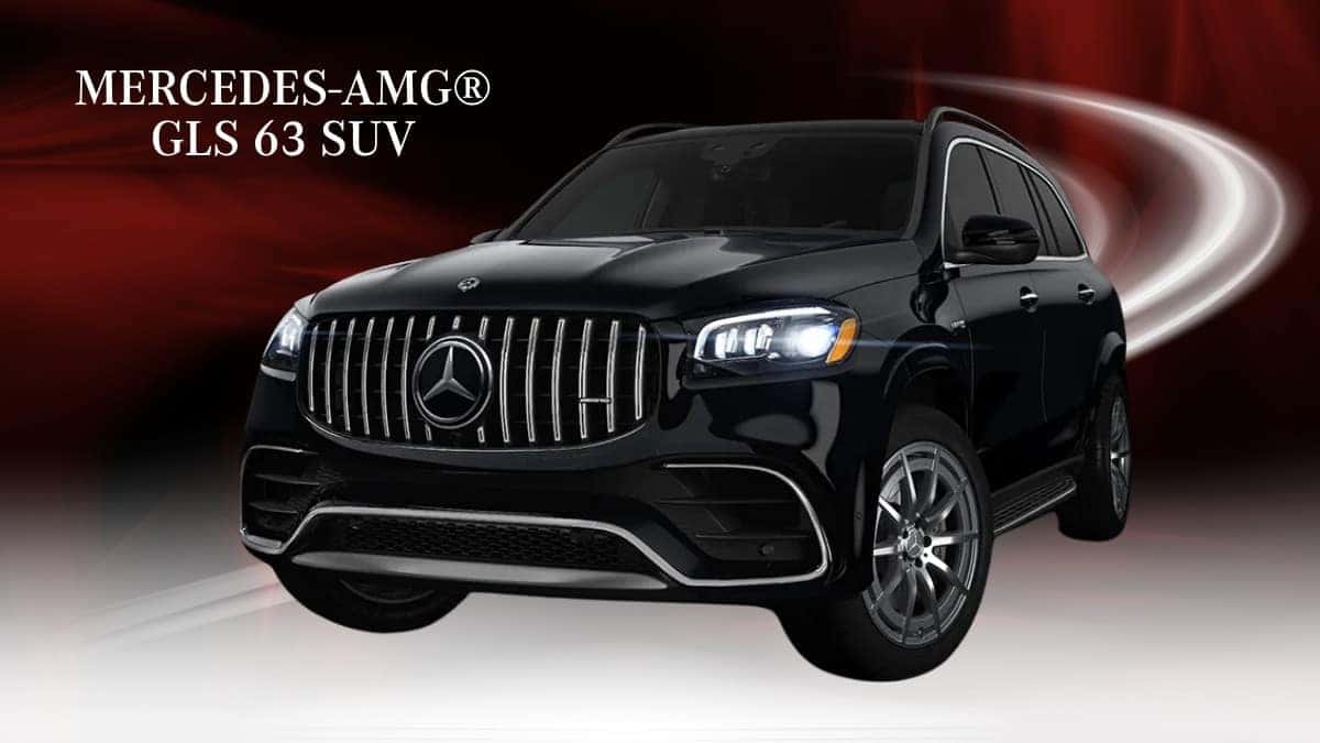 Mercedes-AMG® GLS 63 SUV, three-quarter front view