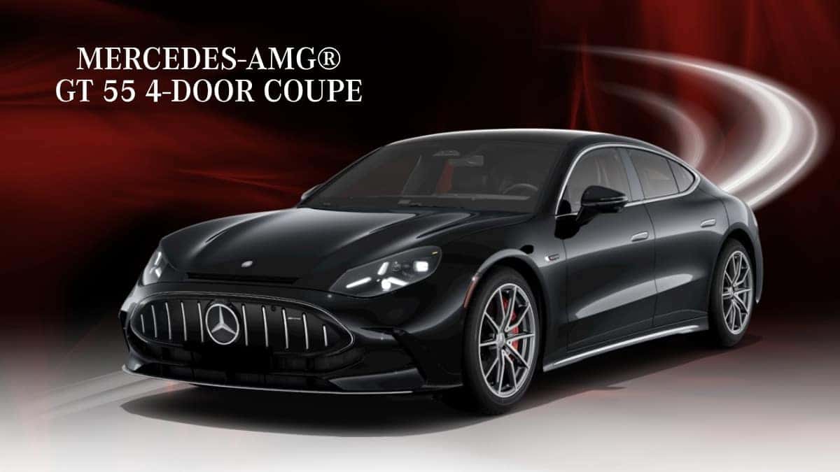 Mercedes-AMG® GT 4-Door Coupe, three-quarter front view
