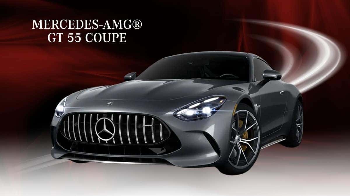 Mercedes-AMG® GT 55 Coupe, three-quarter front view