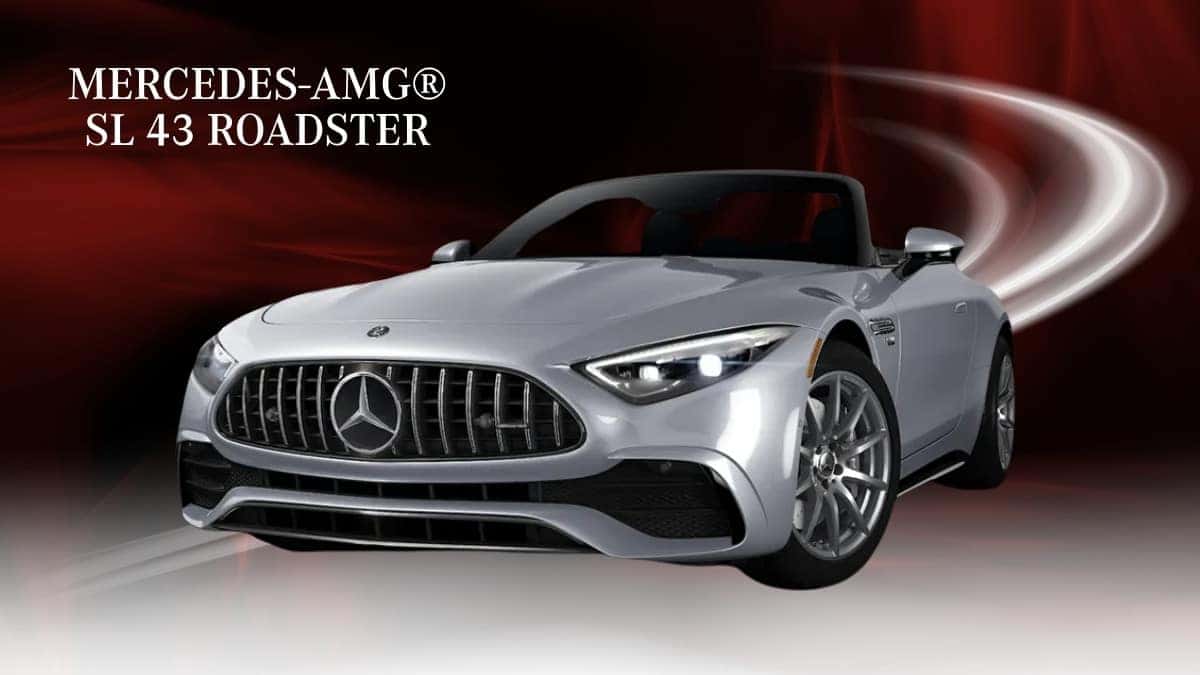 Mercedes-AMG® SL 43 Roadster, three-quarter front view
