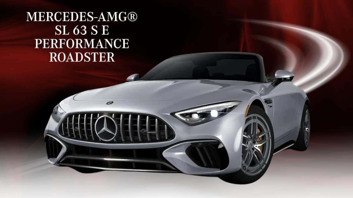 Mercedes-AMG® SL 63 S E PERFORMANCE Roadster, three-quarter front view