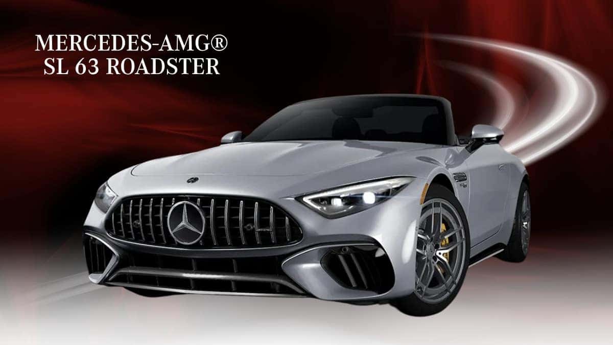 Mercedes-AMG® SL 63 Roadster, three-quarter front view