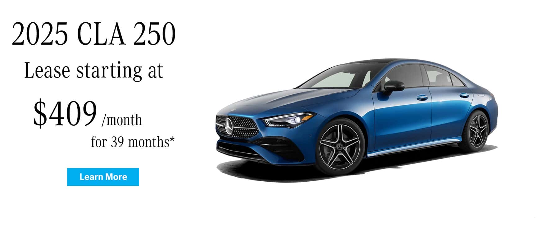 2025 CLA 250 Lease