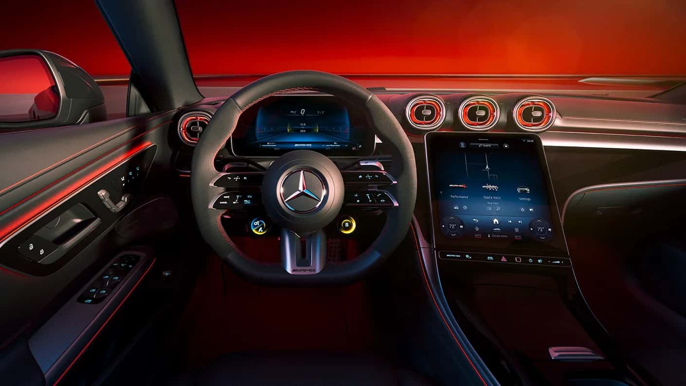 Interior of a Mercedes-Benz with the Pinnacle trim