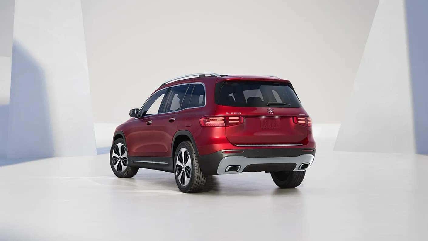 Red 2025 Mercedes-Benz GLB SUV