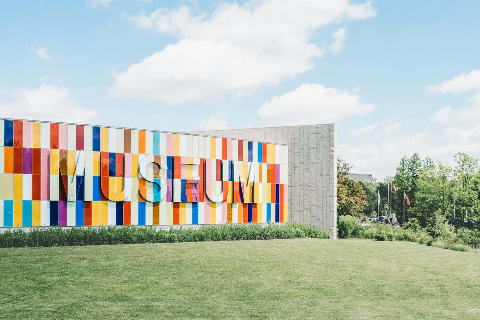 Exterior of a museum