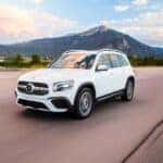 Mercedes-Benz GLB SUV on a summer drive