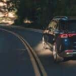 Mercedes-Benz GLE 350 SUV on a road trip