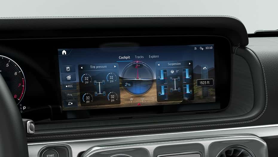 2026 G-Class off-road cockpit