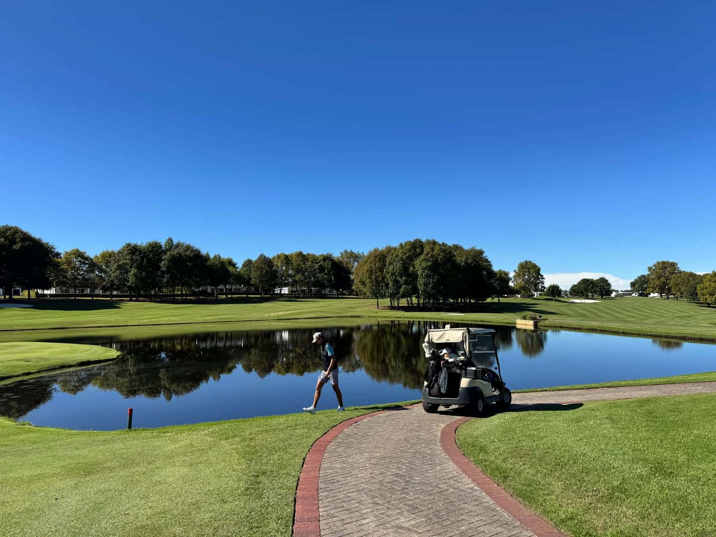 Golf course at a country club in Alabama