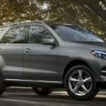 GLE driving near park