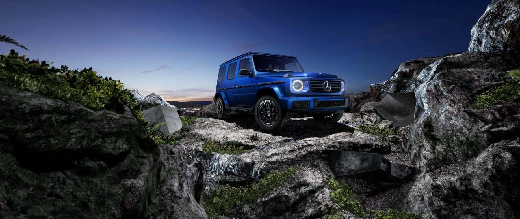 g wagon on rocks