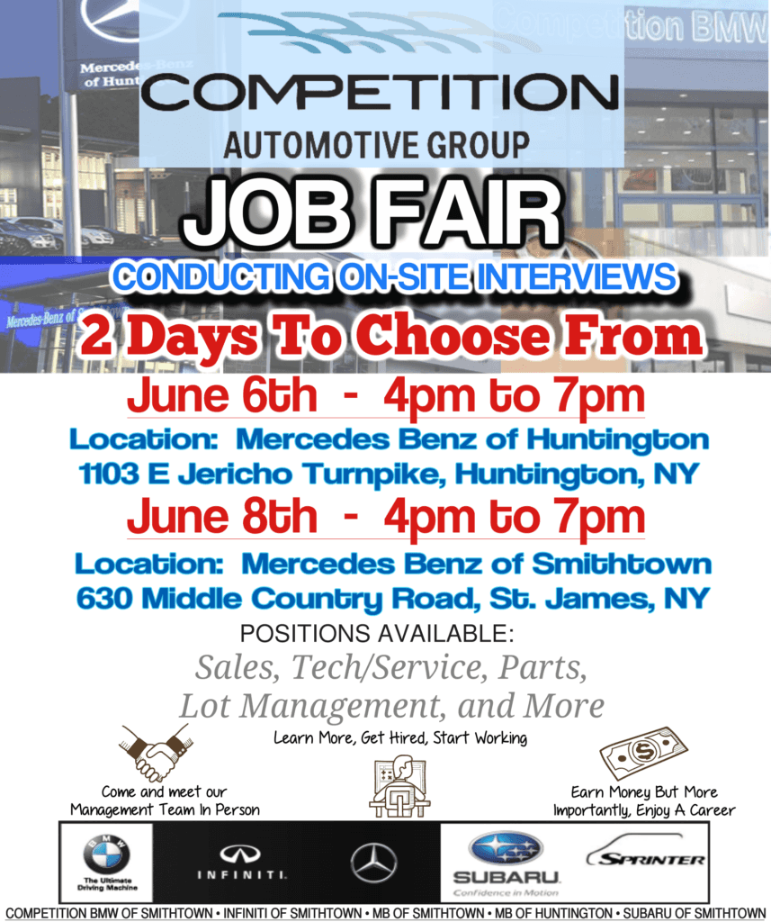 Competition Job Fair MercedesBenz of Smithtown