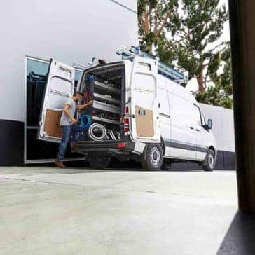 2017 Sprinter Cargo Van Loading