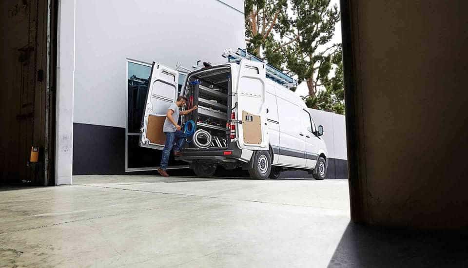 2017 Sprinter Cargo Van Loading