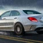 2018 MB C300 4Matic in rain