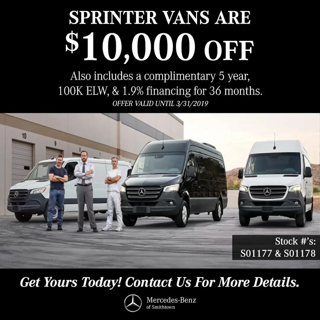 Sprinter van under sales 10000