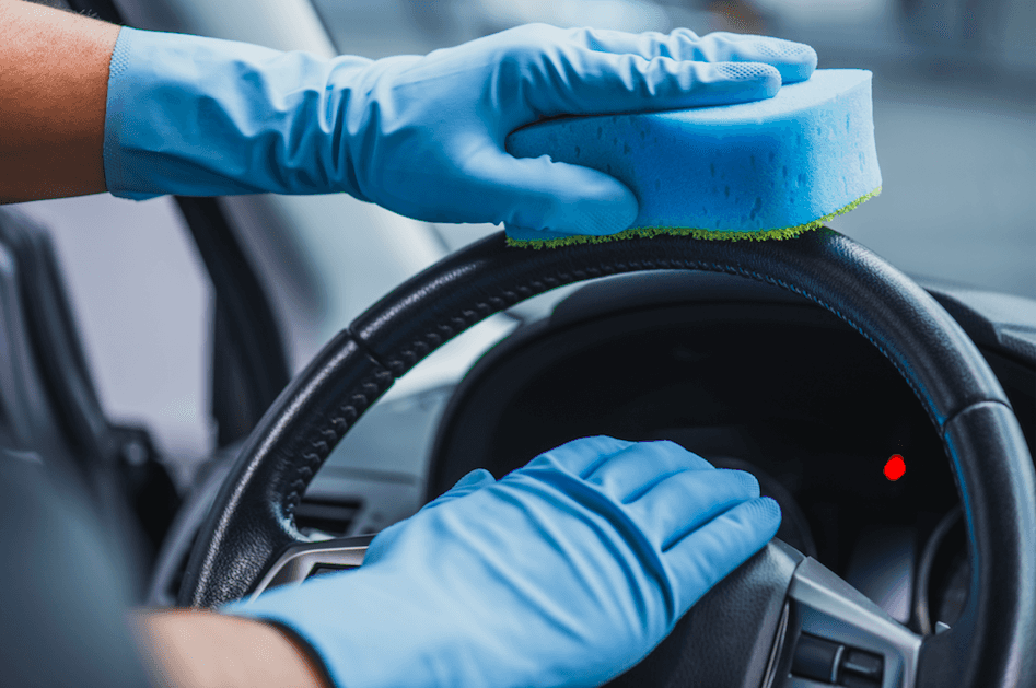 Interior Sanitization and Cleaning in process for the German Beast🔥  #Breakthechain#Merc#CLA#benz#steamwash#kochi#omioz#carwashatdoorstep, By  Osmioz Steam Wash