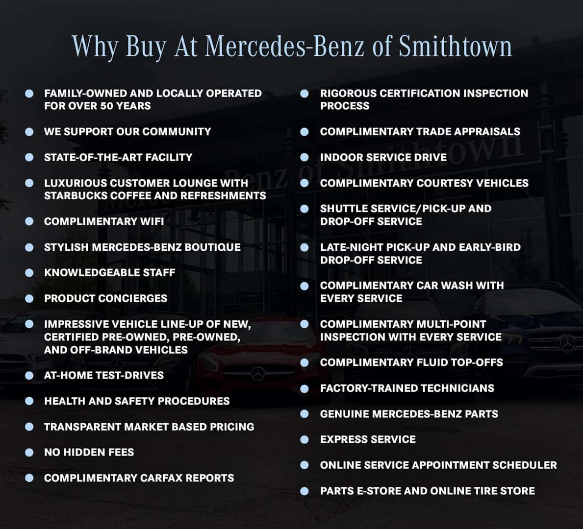 Why Buy Here? MercedesBenz of Smithtown