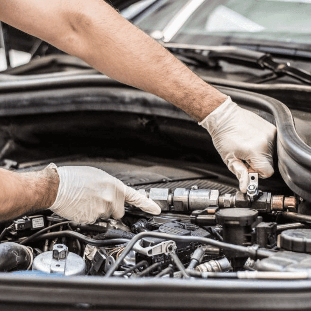 fixing car