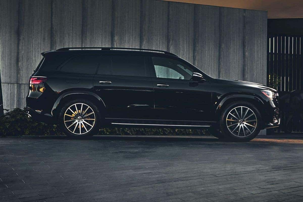 2026 Mercedes-Benz GLS  parked in the shade