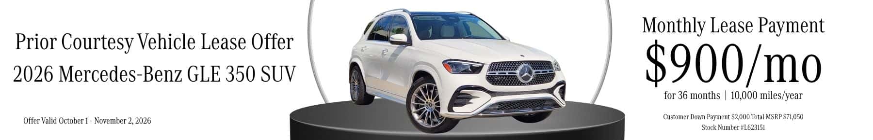 GLE 350—Stock-Number–L623151