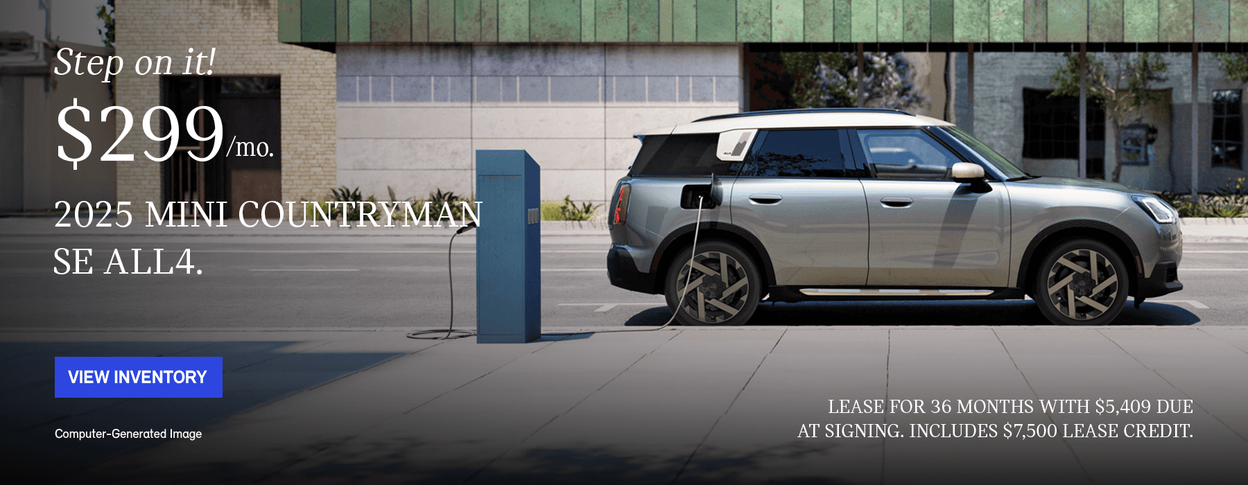 MINI Countryman SE ALL4 parked on a street.