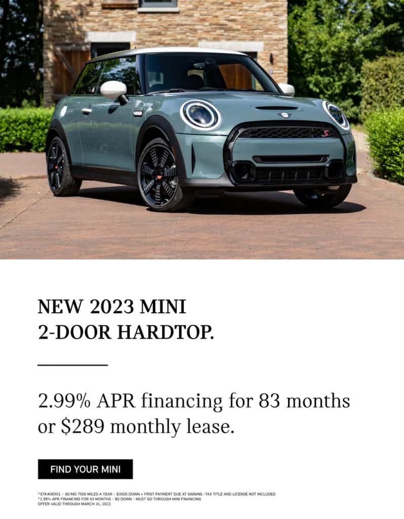 Monthly Specials MINI of Omaha ONYX Automotive