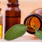 Closeup of essential oils
