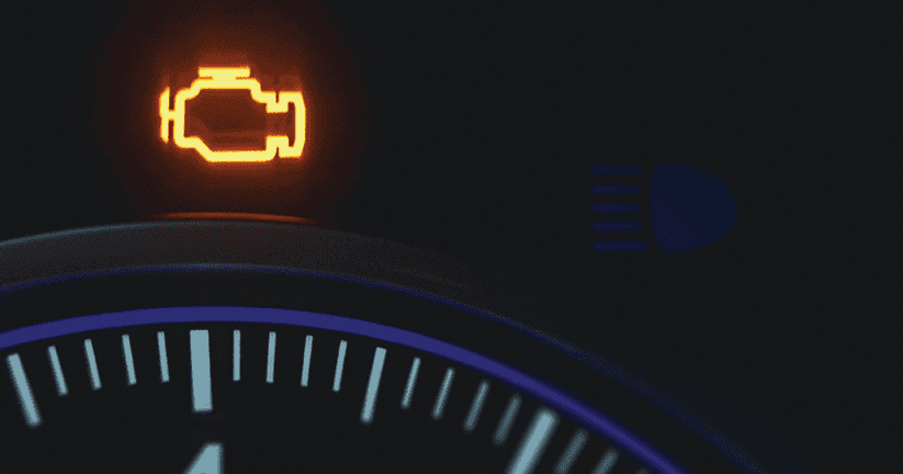 mini engine warning light and loss of power