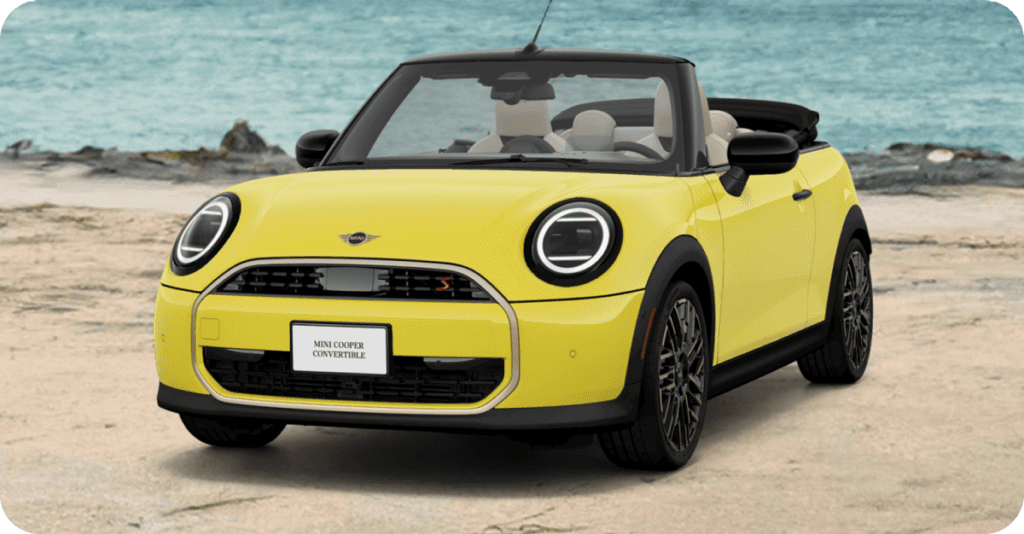 Exterior of a 2025 MINI Cooper Convertible