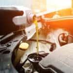 Performing a MINI service oil change