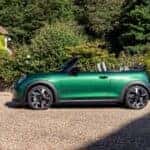 Profile of a parked 2026 MINI Cooper Convertible