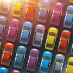 Rows of used cars in Wesley Chapel, FL