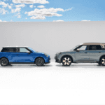 Two parked vehicles covered by the MINI Cooper warranty