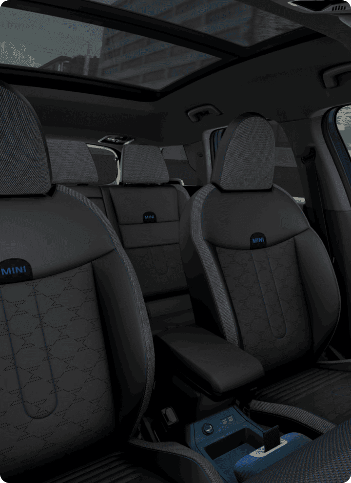 Interior seats of the 2027 MINI Countryman S ALL4