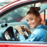 woman driving