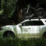 2019 dodge durango side view in forest
