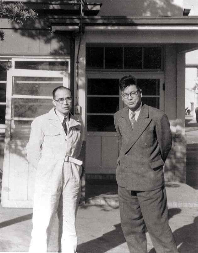 Soichiro Honda and Takeo Fujisawa