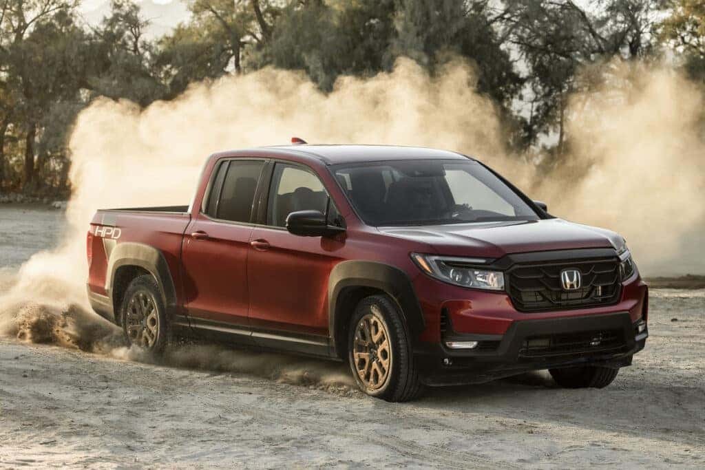 2023 Honda Ridgeline Sport driving in rough terrain